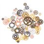 You&Lemon Lot de 100 g de roues dentées Steampunk vintage en métal pour bijoux et bricolage