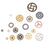 You&Lemon Lot de 100 g de roues dentées Steampunk vintage en métal pour bijoux et bricolage
