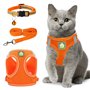 Zhenle Harnais pour Chats et Colliers Anti-Fuite