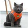 Zhenle Harnais pour Chats et Colliers Anti-Fuite, réfléchissant, réglable, Harnais pour Chat Respirant, Convient aux Animaux de 