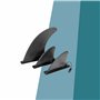 Glory Boards Kit d'aileron de qualité supérieure pour stand up paddle - 1 embout central + 2 ailettes latérales - Qualité supéri