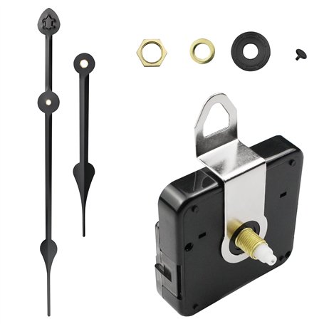 15MM JustYit Remplacement de Mouvement d'Horloge à Quartz Mecanisme Horloge Aiguilles