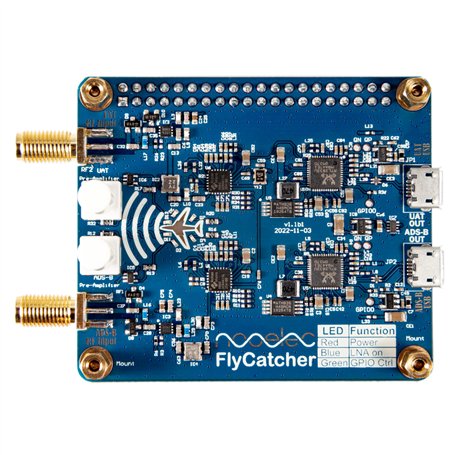 Nooelec Flycatcher Casque RTL-SDR Raspberry Pi haute performance double canal pour suivi de vol et surveillance aéronautique ADS