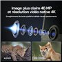 WOLFANG Caméra de Chasse Solaire 4K 30fps 46MP WiFi Bluetooth Camera Chasse avec Carte Micro SD U3 32GB Vision Nocturne IP66 Éta