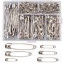 Luter 250 Pièces 6 Tailles Épingle a Nourrice - Épingles de Sûreté Résistantes à la Rouille pour Couture Maison