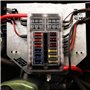 Kohree 12V 12 Voies Standard Boîte à Fusibles + 24pcs Voiture Fusible à Lame 5A 10A 15A 20A avec 12 Voyants LED Couvercle de Pro