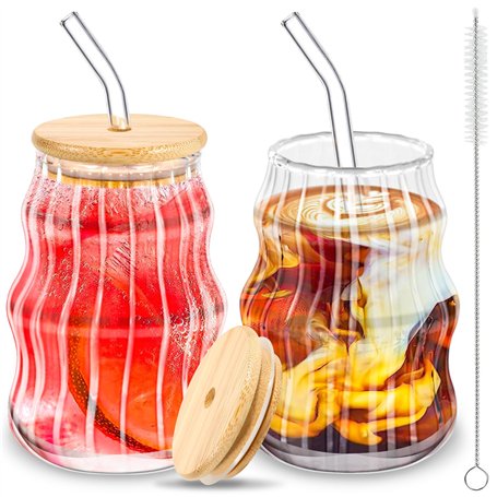 BUOAZR Lot de 2 Verres à Café