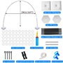 XUNIVERS Kit d'arche de ballons réutilisable,Kit d'arche de ballons ajustable et réutilisable pour mariage,et bâtons en fibre du