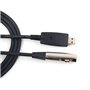 SiYear câble USB mâle vers XLR Femelle Convertisseur 3 broches Câble de studio Câble audio Connecteur Cordons Adaptateur pour in