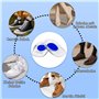 MINISOISO 5 Paires Talonnettes en Gel, Epine Calcaneenne Silicone Talonette, Soulage Douleurs Pieds Semelle Talon, Tendinite et 