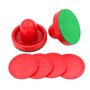 Poussoirs de Hockey pneumatique et palets de Hockey pneumatique - Accessoires de Rechange pour Tables de Jeu (2 attaquants + 4 p