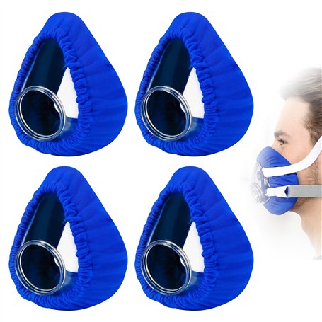 Doublures De Masque Cpap Facial Réutilisables Housses de Masque 4 Pièces Coussins Masque Pression Accessoires Cpap pour Réduire