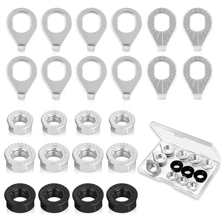 Lot de 24 écrou à Bride M8