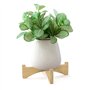 Support de Plantes en Bois pour Intérieur et Extérieur - Pot de Fleurs Moderne pour Pots de 20
