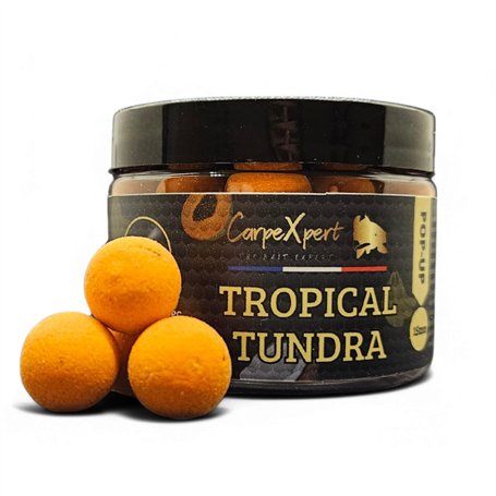 CarpeXpert - Pop-up Tropical Tundra - 15mm - Bouillette Flottante Boosté & Hyperprotéiné - Diffusion Continue sur 22h+ - 50g - A