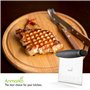 Anmarko de Spatule professionnel – en acier inoxydable Pancake Turner et plaque de cuisson Grattoir Idéal pour plaque de cuisson