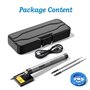 Kit de Fer à Souder sans Fil Treedix, Fer à Souder Rechargeable USB, Kit de Soudage 8W Avec Trois Embouts de Fer, Température Ré