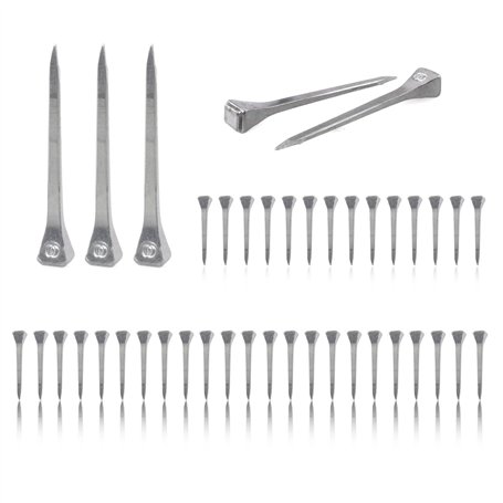 HJIAMA 40 Pièces Clou de Fer à Cheval