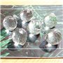 Pendentif en Cristal Transparent 6 Pcs Prisme à Facettes Prisme de Cristal Pendentif en Cristal Sphérique Aipaide Boule de Prism
