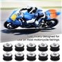 20 Pcs Oeillets en Caoutchouc de Moto, Rondelles en Caoutchouc pour Moto, Moto Caoutchouc Oeillets, Accessoires de Remplacement 