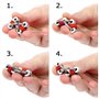 mciskin Flippy Chain Fidget Jouet Soulage Le Stress Réducteur - Parfait pour ADD, TDAH, Anxiété et Autisme (Pack de 3)