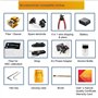 QIIRUN Soudeuse Fibre Optique Fusion Splicer AI-9 5s Épissage 15s Chauffage, Épisseur de Fusion de Fibre Optique avec Vidéos Tut