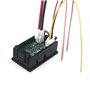 Taikuwu 0.28"4 bits DC0-100V 10A Voltmètre Ampèremètre Bleu + Rouge LED Amp double Voltmètre Jauge