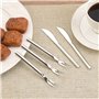 VANRA 5.8in 4 pièces ensemble de couteaux à dessert en acier inoxydable petit couteau à dîner pour enfants apéritif fruits colla