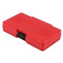 Lot de 10 extracteurs de vis à tête hexagonale multi-cannelures de 1/8" à 13/32" dans un étui en plastique pour retirer les boul
