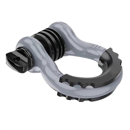 Manille à anneau D - Manille lourde 3/4" - Capacité de charge : 41890 lbs - Crochet de remorquage à haute résistance - Pour véhi