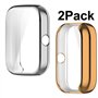 Akancy【2 pièces Compatible avec Amazfit Bip3/Bip 3 Pro, Housse de protection Film de protection anti-rayures Protecteur d'écran 