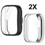 Msiall 2 pièces Compatible avec Amazfit bip 5- Housse de Protection, Protection d'écran en TPU Souple et complète, Résistant aux