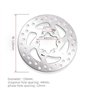 MotuTech Disque de Frein 120mm pour 10 Pouces 8 Pouces Trottinette électrique Scooter VTT 6 Trous 22mm Espacement 44mm Frein Dis