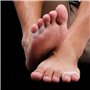 2 Paires de correcteurs d’orteils contre l’hallux Valgus - Pour les petits orteils - 2 Trous - En silicone le sport Séparateur d