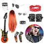 Lot de 12 costumes de rockeur pour homme