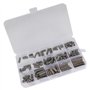 140pcs Assortiment de Clavettes 8mm 10mm 12mm 16mm 20mm 25mm 30mm Ronde de Frappe Clé de Plume Terminée Jeu de Clés d'arbre d'En