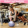 3 Pièces Pilates Ballon de Gymnastique, 25 cm Yoga Ball Anti-Slip Anti-éclatement Fitness Balles Équilibre Sport Balle Yogaball 