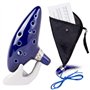 Czemo Zelda Ocarina 12 Trous Céramique Alto C Instrument de Musique