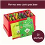 English Tea Shop - Calendrier de l'avent thés et infusions bio à cartes blanc - 25 thés et infusions issus du commerce équitable