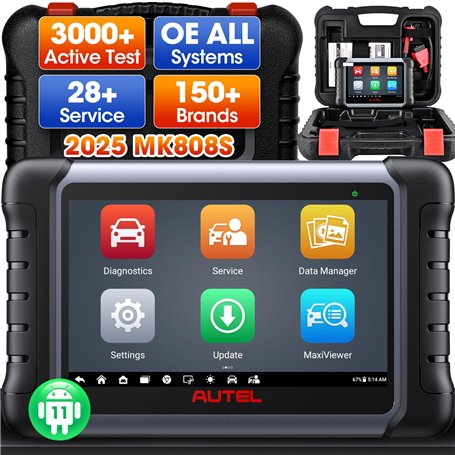 Autel MaxiCOM® MK808 OBD2 Appareil de diagnostic avec toutes les fonctions du système et de services y compris réinitialisation