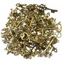 125 pièces antique bronze vintage squelette clé charmes bricolage collier pendentif pour la faits à la main de mariage faveur et