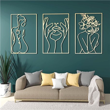 Supzldas Décoration murale en métal