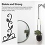 Fippy Lot de 2 Pièces Crochet Support de Suspension Plante 12 Pouce Support de Montage Mural en Fonte Crochet de Suspension de P