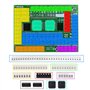 DORHEA Planche d'exercices 77 SMT - Grands patchs DIY SMD SMT - Composants électroniques - Carte d'exercices - Carte d'entraînem