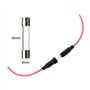 Fast-blow Porte-Fusible Type à vis Inline avec 16 AWG Fil (Pack de 15)