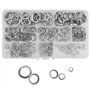 Tovot 304 Lot de 270 rondelles de verrouillage à ressort en acier inoxydable Tailles M3 M4 M5 M6 M7 M8 M10 M12 M14