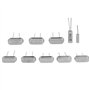 Akozon 50pcs Oscillateur de Cristal de Quartz 32.768KHz -24MHz 10Value Oscillateur à Quartz