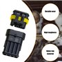 YIDM Imperméable à l'eau Connecteurs: 352Pcs Voiture Étanche Connecteur Électrique + Pince à Sertir,Connecteurs Étanches pour Vo