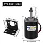 12V DC Moteur à Aimant Permanent CW/CCW Moteur à Aimant Permanent Haute Vitesse et à Faible Bruit pour Générateur de Bricolage 3