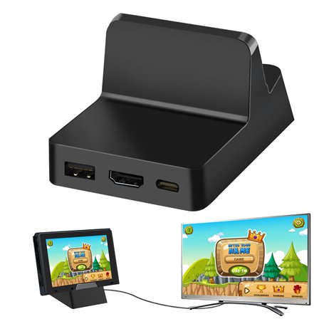 Station d'accueil pour Nizirioo Switch/Switch OLED : station d'accueil portable pour TV